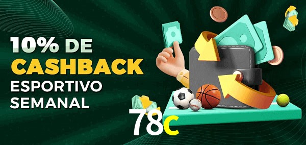 10% de bônus de cashback na 78c
